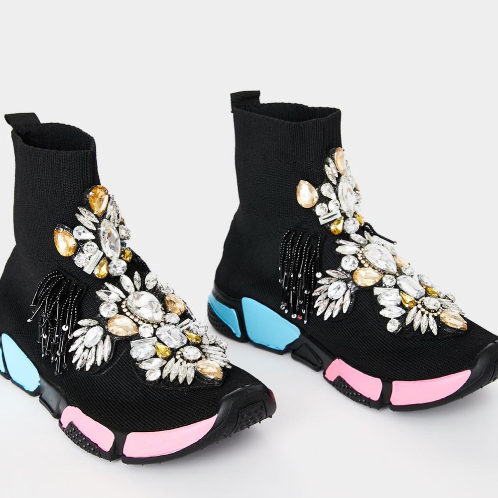 Azalea Wang Formation Sock Sneakers SZ 7 NWTB